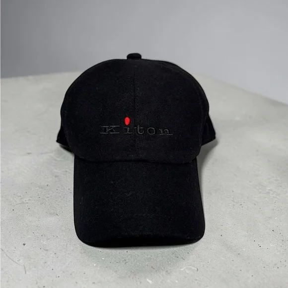 Kiton Classic Black Cap - Picture 1 of 4